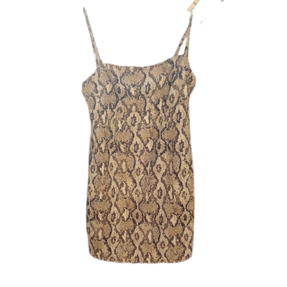 The Kript snake print mini dress size XS